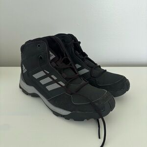 Adidas Kid's Black and Gray Hiking Shoes